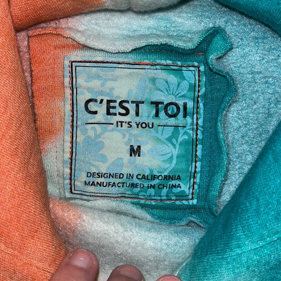 💜NWOT Boutique tie dye sweatshirt - Picture 3 of 4